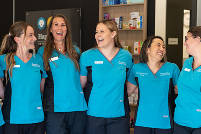 Hello from the Happy Paws Vet Clinic team at Coombabah